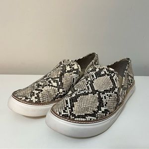 Steve Madden Jalia Faux Snake Skin Slip on Sneakers Women’s Size 10M